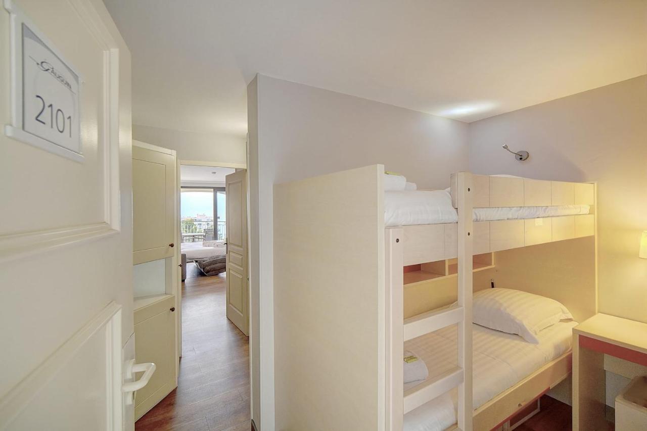 Immogroom - 2 Rooms Sea View - Swimming Pool - Terrace - Parking - Ac Cannes Luaran gambar