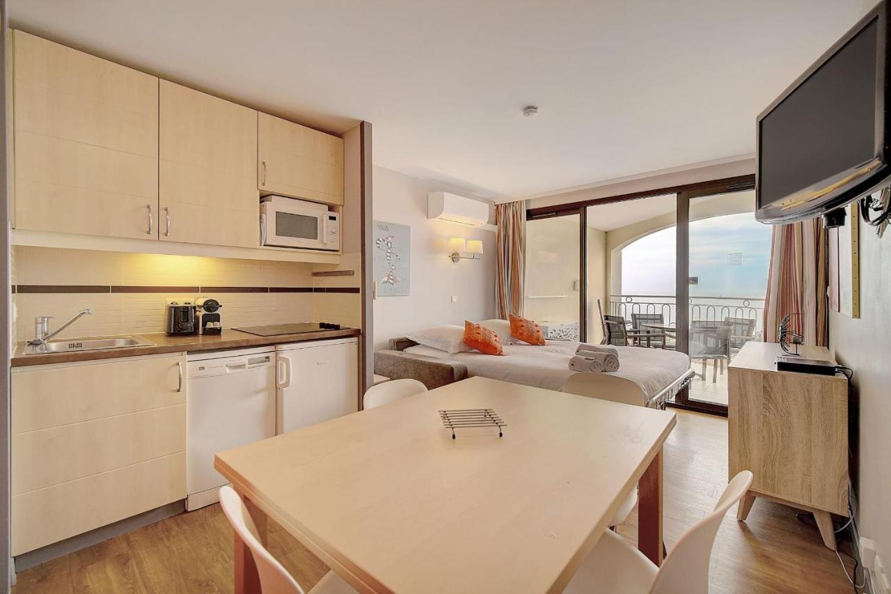 Immogroom - 2 Rooms Sea View - Swimming Pool - Terrace - Parking - Ac Cannes Luaran gambar
