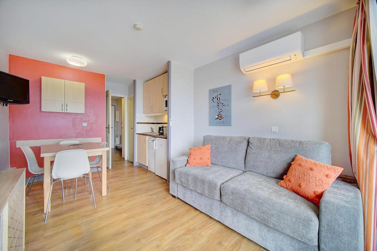 Immogroom - 2 Rooms Sea View - Swimming Pool - Terrace - Parking - Ac Cannes Luaran gambar